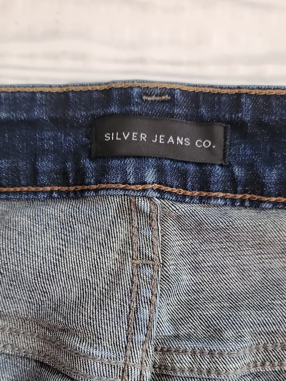 Silver Eddie Dark Indigo Denim Men’s Jean Size 33" X 30" - Picture 14 of 16